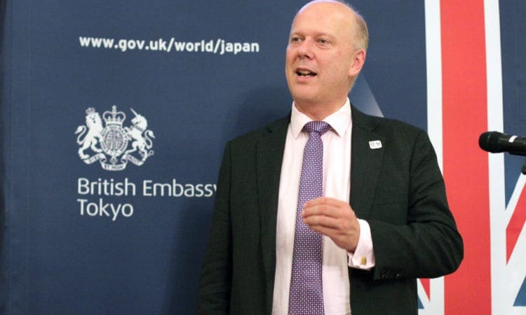 Secretary of State for Transport Chris Grayling meeting with Japanese investors in Tokyo.