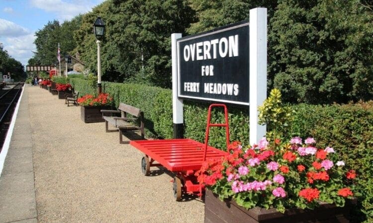 The grounds of the Nene Valley Railway's Overton station are smartly maintained, as seen here on September 8, 2019. GARETH EVANS