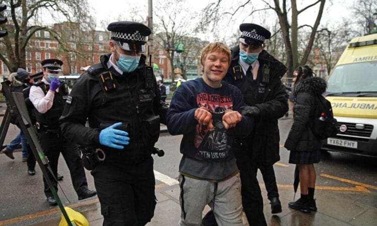 Bailiffs from HS2 have started to evict protesters from Euston Square Gardens after they dug tunnels and set up a makeshift camp in opposition to the high speed rail project.