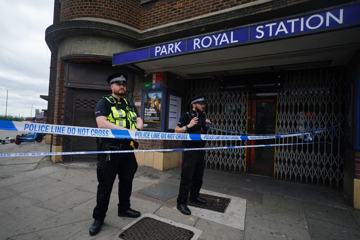 Woman dies after crash leaves Range Rover on Tube train track | Rail ...